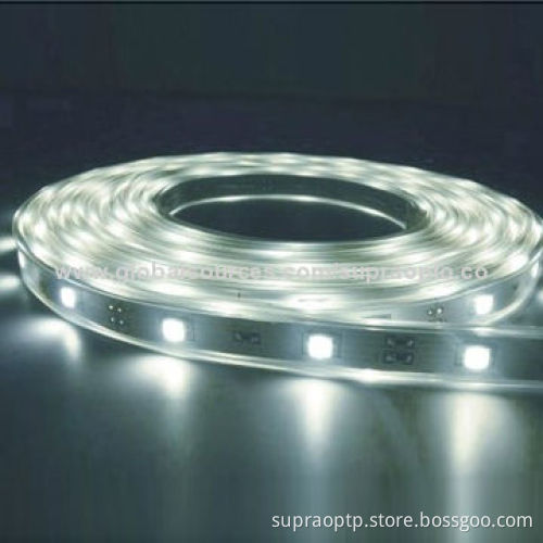 White Color Flexible LED Strip, 30 Pieces of 3528 SMD LEDs/Meter, Waterproof, 120 Degrees Beam Angle